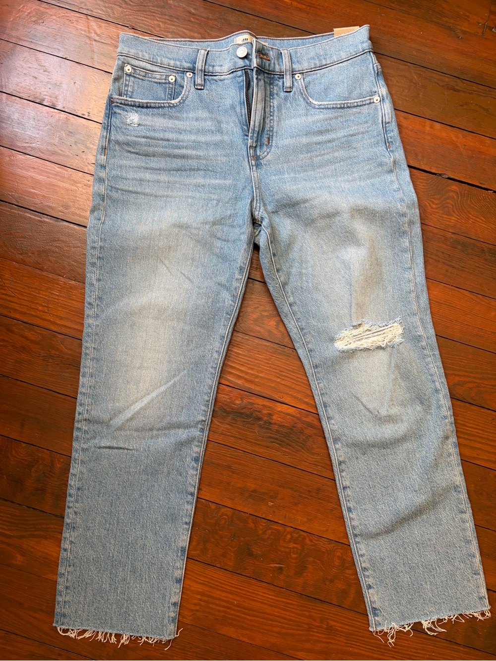 Madewell The Perfect Vintage Jean Raw Hem NWT